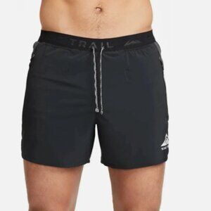 Nike Men’s Trail 5" Black Running Shorts Brief Lined  "MULTIPLE SIZE"